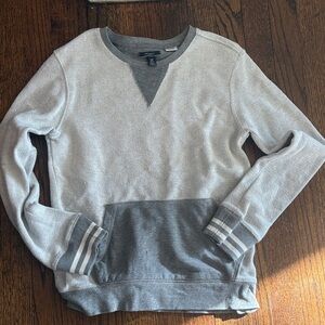 Silver Jeans Light Gray and Dark Gray Crewneck sweatshirt Kids size 10